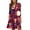 Hot Pink, variant on CIENVNSTG Women's Fashion A-Line Summer Dress Casual Flowy Dress for Everyday Wear