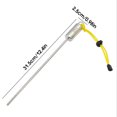 thumbnail image 4 of Keep Diving Stainless Steel Pointer Rod Underwater Dive Ding Probe Scale Stick Knocker Probe Hand Lanyard Accessories Pool Diver Men Yellow, 4 of 9