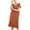 Brown, variant on ZyeKqe Womens Plus Size Nightgowns with Built in Bra Short Sleeve Nightdress Crewneck Casual Houses Dress Comfy Sleepwear