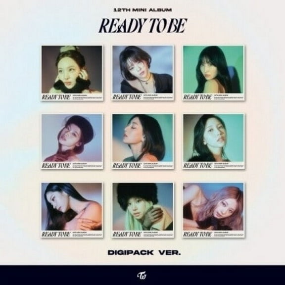 Twice - Ready To Be (12Th Mini Album) Digipack Ver. - Photobook, CD-R, Folded Poster, Sticker, Mini Poster, Photocard - Music & Performance - CD