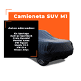 thumbnail image 2 of Funda Cubierta para Camioneta SUV Mediana Transpirable, Antipolvo, Protege de lluvias ligeras, Rayos UV (Suv M1 Mediana) Súper Útil Suv M1, 2 of 11