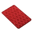 thumbnail image 2 of Fiudx Felpudo de Baño, Microfibra Suave y Absorbente, Base Antideslizante para Mayor Seguridad, Lavable a Máquina para Un Cuidado Fácil, Versátil para Baño, Tocador y Habitación de Invitados, Tamaño, 2 of 6