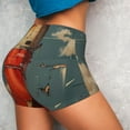 thumbnail image 4 of Vsdgher Rusty Rocket Launch Workout Shorts for Women Seamless Soft Smooth Gym Yoga Scrunch Active Exercise Fitness Shorts-XX-Large, 4 of 8