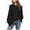 A-Black250, variant on Womens Sweaters Batwing Long Sleeve Knitted Sweaters For Ladies Solid Color Relaxed Fit Pullover Tops Casual Cozy Sweaters