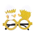 thumbnail image 1 of Less Than 5 Event & Party Easter Party Decorations Rabbit Decorations Children's Holiday Party Holiday Party Dress Up Photo Props Cartoon Egg Rabbit Glasses, 1 of 9