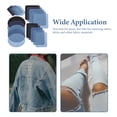 thumbnail image 3 of 20 Pcs Square Patch Sticker Hemming Tape for Pants Fabrics Jeans, 3 of 8