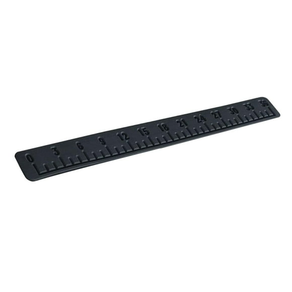 Youkk 39 Règle de Poisson pour Bateau Densité Précise Épaisseur Haute 6mm pour Voiliers Gris Clair Noir Gris Foncé Noir 99x11.4x0.6cm