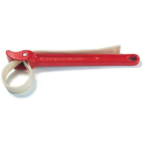 Strap Wrench, 2 in to 5-1/2 in Opening, 24 in Strap, 11-3/4 in OAL