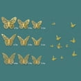 thumbnail image 5 of Oro72pcs Mariposas Decorativas, 3d Pared Colore Metalicos Hueco esquí esquí Gafas de esquí, 5 of 5