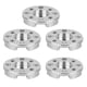thumbnail image 1 of Bocina de brazo servo, 5 bocinas servo 3908 Buje de acoplamiento de servomotor Disco servo plateado Altamente recomendado, 1 of 8