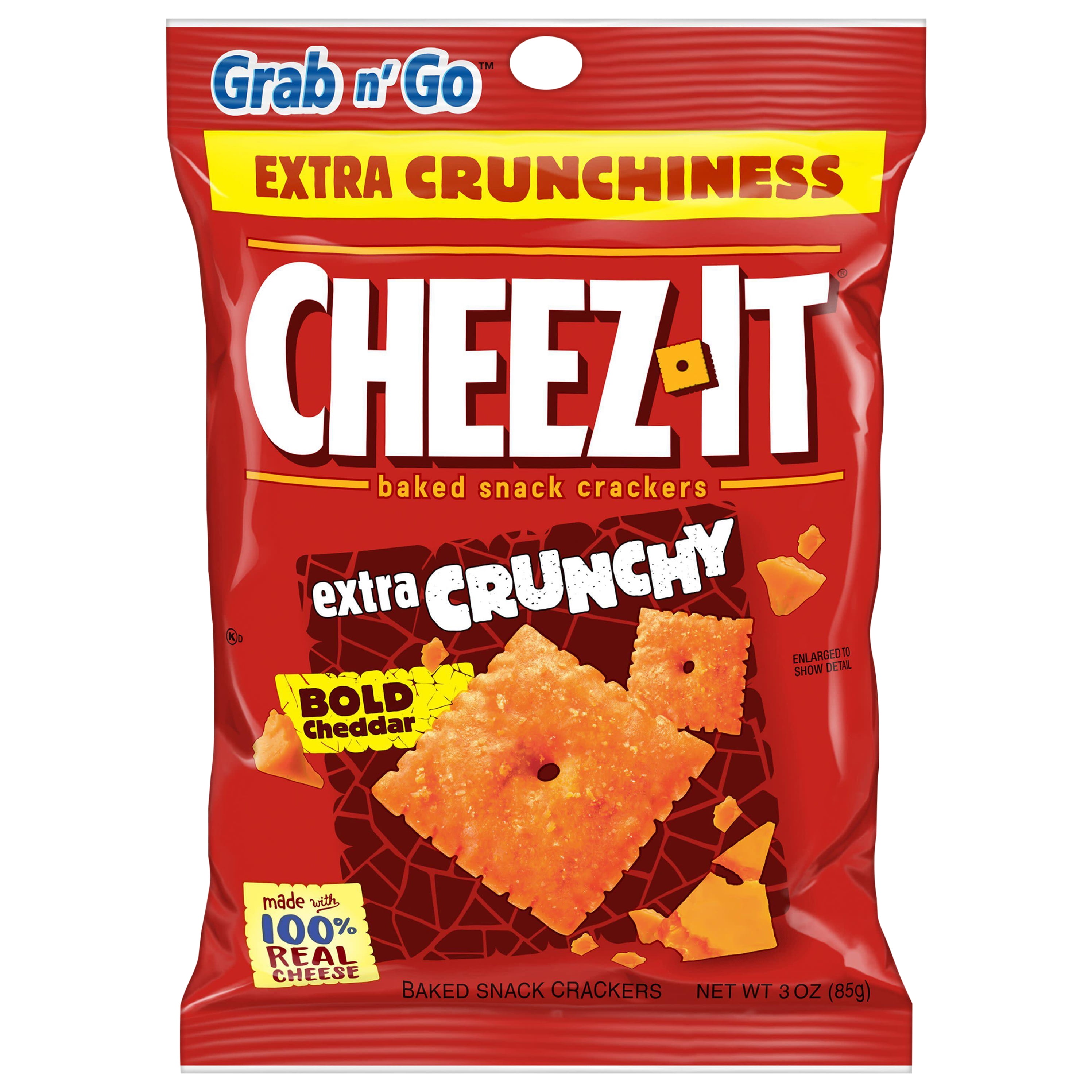 Cheez It Extra Crunchy Bold Cheddar 3oz Bags 6 Pack