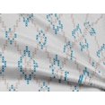 thumbnail image 4 of oneOone Rayon White Fabric Block Sewing Craft Projects Fabric Prints By Yard 56 Inch Wide, 4 of 6