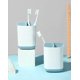 thumbnail image 4 of Soporte minimalista para cepillos de dientes JM antideslizante plástico PP ABS azul, 4 of 5