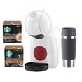 thumbnail image 1 of Paquete Cafetera KRUPS Piccolo Blanca más Termo más 24 Cápsulas Dolce Gusto KP1A05MXM, 1 of 4