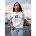 thumbnail image 2 of Good Witch. Glitter And Stars T-Shirt Women -Image by Shutterstock, Female Large, 2 of 4