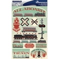 thumbnail image 2 of Reminisce Signature Series Dimensional Stickers 4.5"X6"-Train, 2 of 2