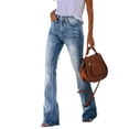 thumbnail image 2 of All Match Women Casual Jeans Female Straight Long Denim Pants, 2 of 5