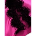 thumbnail image 6 of VSNOW Sexy Lingerie Women Lace Satin Babydoll V Neck Sleeveless Sleepwear Nightdress, 6 of 7