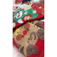 thumbnail image 3 of 12 Pares Calcetines Tobillero Navideño Dama Unitalla Mayoreo, 3 of 6