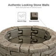 thumbnail image 2 of RTS Home Accents Rock Lock Raised Garden Bed End Rock Pack (3x End Rocks and 1x 18-inch Spike), 2 of 7