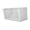 thumbnail image 3 of Bunblic Display Case for Collectibles Countertop Cube Two Level Stackable Display Box Showcase for Figures Cosmetic Model Cars Models without light white, 3 of 8