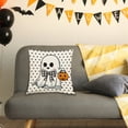 thumbnail image 2 of Housse de Coussin de Fête d'Halloween, Housse de Coussin de Canapé en Lin Imprimé, 2 of 4