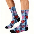thumbnail image 6 of Valentine‘s Day Socks for Women, Cute Heart & Love Print Crew Socks, Gift for Girlfriend, Wife, Galentine’s Day & February 14th G 1pcs, 6 of 6