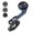 Black & Blue, variant on Bicycle instrument bracket Computer Mount Adjustable Out Front Bike Handlebar Mount Holder with Adapter Holder for Garmin for Bryton for Cateye