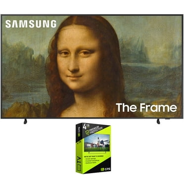 Samsung QN32LS03BBFXZA 32 inch The Frame QLED 4K UHD Quantum HDR Smart TV 2022 Bundle with Premium 4