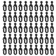 thumbnail image 2 of YWIYIUD 50 PCS Practical Curtain Hooks Gliding and Rustproof Curtain Accessories Suitable for Gazebo Curtains Indoor Outdoor Canopies Curtain Tracks and Netting, 2 of 7