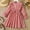 Pink-Longsleeve, variant on PatPat Girl Dresses Ruffled Floral Splice Belted Flutter Sleeveless Summer Outfits Sizes 4-12