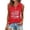 Red, variant on Trendfront Womens Patriotic Quarter Zip Tops Sleeveless Collared We The People Graphic American Flag 4th Of July 250th Anniversary Golf Shirt