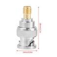 thumbnail image 3 of 2 Uds BNC Macho A SMA Hembra Tipo Conector RF Adaptador Coaxial Convertidor De Prueba Baja Pérdida RP SMA Adaptador Coaxial, 3 of 8