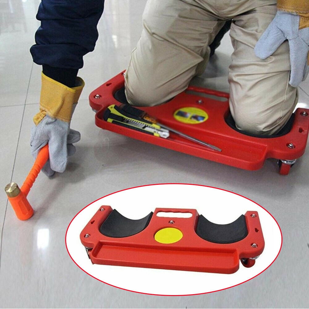 Rolling Knee Creeper Dolly Knee Pad with Foam Cushioned Knee Protection for Work 50*25.5* 8.5cm
