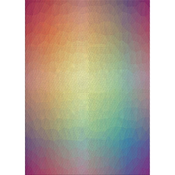 Ahgly Company Machine Washable Indoor Rectangle Transitional Raspberry Purple Area Rugs, 4' x 6'