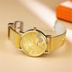 thumbnail image 1 of On Sale! Womens Watches ,Mothers Day Gift for Grilfriend The Latest Ladies Mesh Belt Watch Wild Lady Creative Fashion Gift,Gold Buy 2 Save 10%, 1 of 2