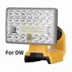 thumbnail image 1 of Luz de Escritorio de 5 Inch 18W Adecuada para For Makita Bosch Dewalt Black Decker Milwaukee Batería de Litio de 14.4V-20V Herramienta Lámpara Portátil, 1 of 25