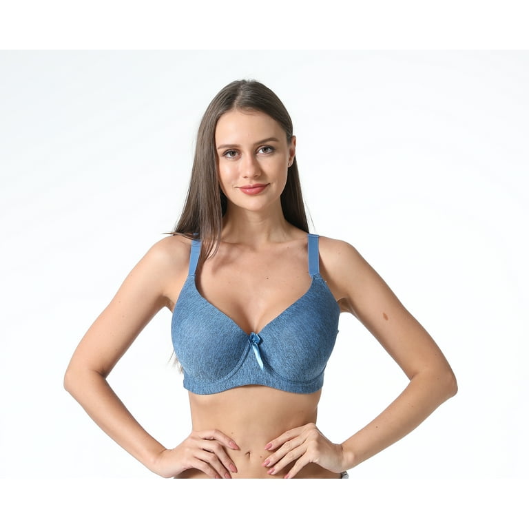 Women Bras 6 Pack of T-shirt Bra B Cup C Cup D Cup DD Cup DDD Cup