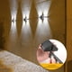 thumbnail image 5 of Luz De Pared Solar Led Para Exteriores Luz decorativa para valla de jardín, 8 LED, para balcón, escalera, escalón de cubierta de casa, 2 uds., 5 of 8