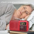 thumbnail image 5 of J-725 Radio FM Portable Radios Digital Radio Rechargeable Radio USB/SD/TF/AUX Player Flashlight Alarm Clock LED Display, 5 of 5