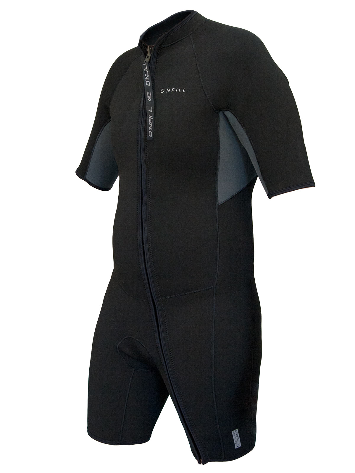 O'Neill Reactor2 Mens Front Zip Shorty 3mm Neoprene Spring Wetsuit
