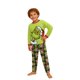 thumbnail image 1 of Moonsky-Flannel Christmas Pajamas For Family Parent-child Warm Christmas Set Giant Monster Printed Home Wear Pajamas Two-piece Mom Set Plaid Pants Matching Christmas Pjs For Winter 4 Years, 1 of 5