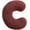 Letter C, variant on Letter Pillows, Cute Soft Plush Letter Decorative Pillows English Alphabet Throw Pillows Cushion for Living Room Sofa Couch Bed Car Decoration