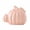 Pink, variant on White Ceramic Pumpkin Decor with Mini Pumpkin, 4.8 Inch Small Fall Thanksgiving Tabletop Figurine