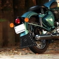 thumbnail image 1 of OULII 1Pcs Mud Flap PVC Copper Motorcycle Universal Mudguard for Luxury Style Enhancement 11.8x6.5x0.2in, 1 of 7