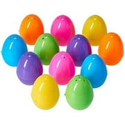 Prextex Easter Eggs Filled with Mini Pull Back Vehicles, Filled Easter Eggs Set with Mini Cars Inside, Prefilled Easter Eggs, Egg Toys, Eggs with Toys - 12 Pack, Egg Hunt or Kids Easter Party