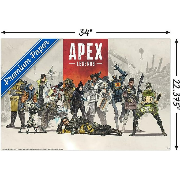 Apex Legends - Group Shot Wall Poster, 22.375