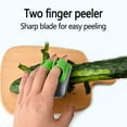 thumbnail image 5 of Herunwer Finger Vegetable Peeler Palm Peeler Kitchen Fruit Potato Peeler with Comfortable Rubber Finger Grip For Pumpkin Carrot Cucumber Potato Peeling, 5 of 5
