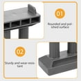 thumbnail image 3 of USHOBE 3pcs Simulation Train Bridge Pier Durable Play Grey Bridge Model Garden, 3 of 8