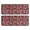 Maroon Footballs Pattern, variant on Kitchen Rugs Sets Of 2,Maroon Footballs Pattern Anti Fatigue Kitchen Mat Rugs Non Slip Washable,Decorative Kitchen Floor Mats for Kitchen,Sink,Laundry,17"x47"+17"x47"